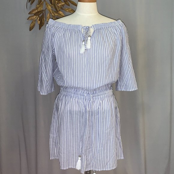 blue island beach dress